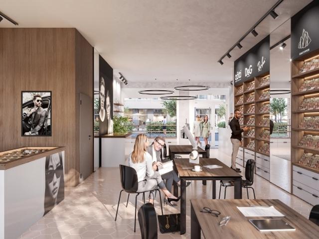 Espace commercial avec vitrine