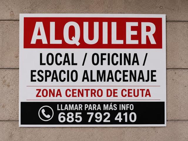 Espacios de trabajo flexibles en Zona Centro de Ceuta. ZONA CENTRO CEUTA