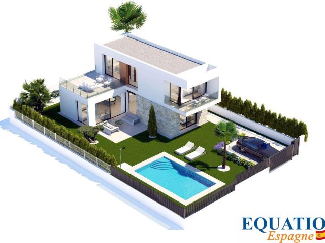 España Finestrat villa con piscina vista al mar 150m² Finestrat