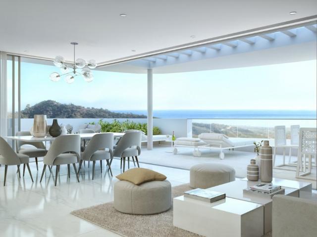 Espectacular apartamento por estrenar con impresionantes vistas al mar en un residencial Premium