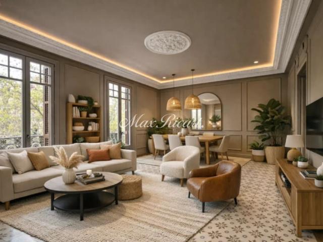 Espectacular vivienda reformada en Paseo de Gracia 205m²