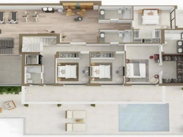 Espectacular villa de lujo de 4 dormitorios y 5 cuartos de baño con amplias