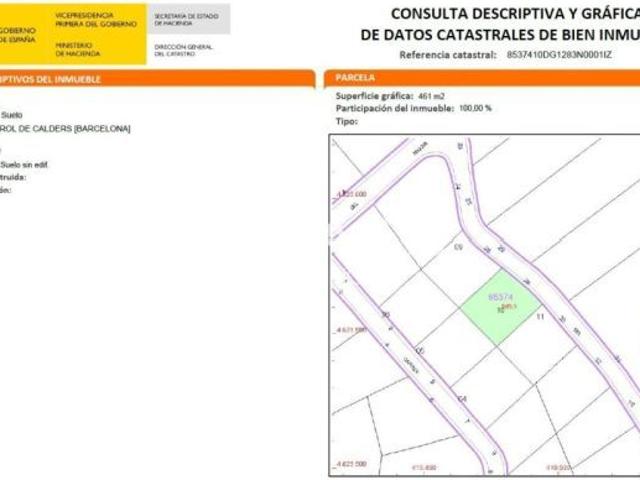 Espléndido terreno con rebaje realizado