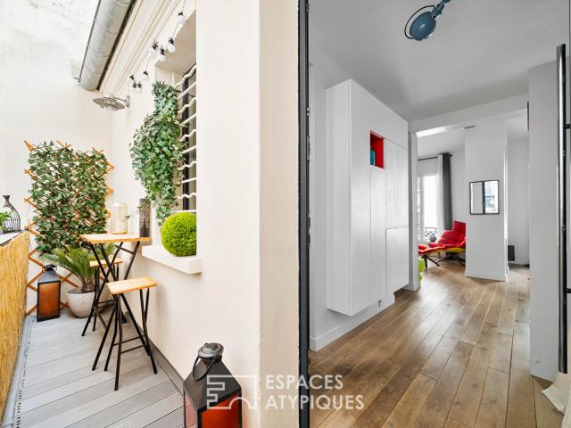 Esprit maison rénovée avec balcon à Marcadet Poissonniers