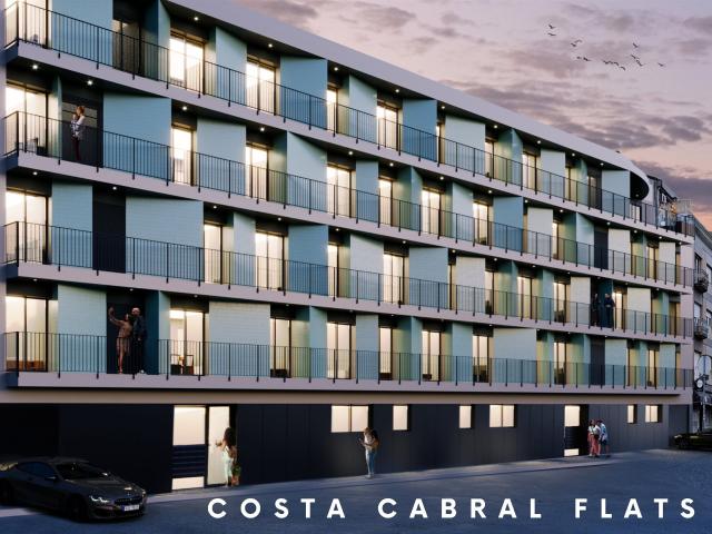 Estúdio Moderno com Varanda e Garagem – Costa Cabral Flats. 45m² Paranhos