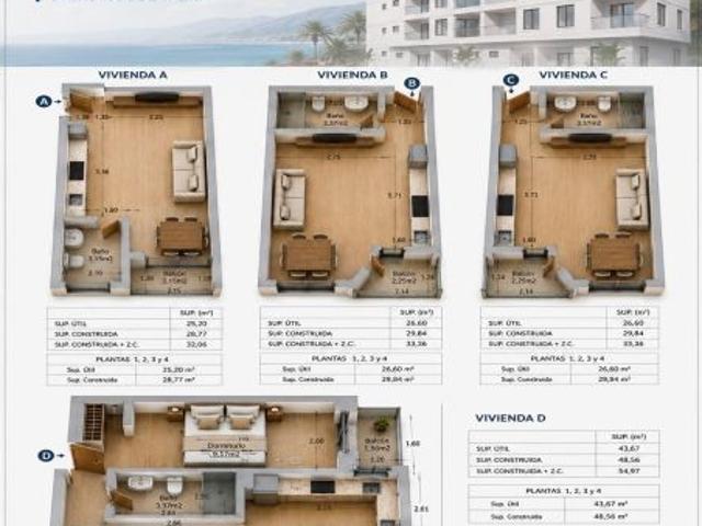 Estudio Moderno en Nueva Obra, a Pasos de la Playa
