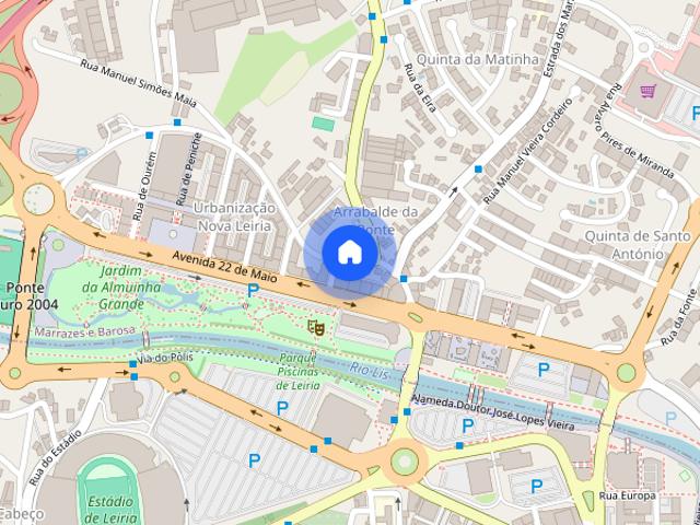 Estudio no centro de Leiria