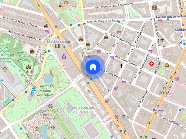 Estudio a 2 minutos do El Corte Ingles mobilado