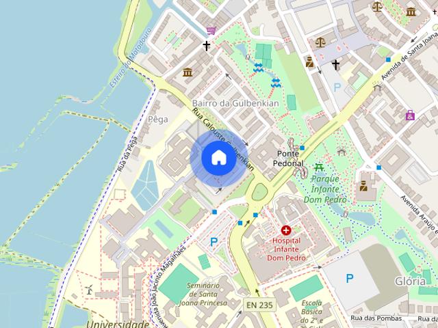 Estudio ao lado da UA e Hospital de Aveiro