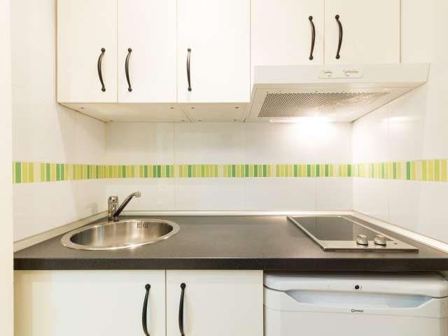 Estudio con AC en alquiler en Recoletos, Madrid