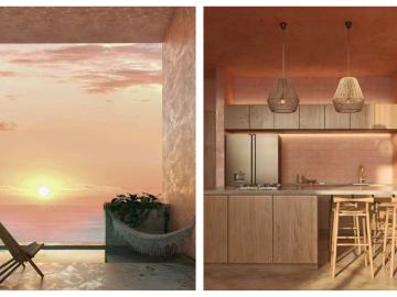 Estudio con alberca privada y rooftop – 62.8 m² en Zipolite, Oaxaca
