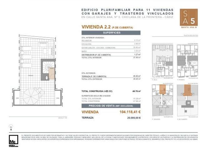 ESTUDIO DUPLEX DE OBRA NUEVA EN PROMOCIÓN SANTA ANA