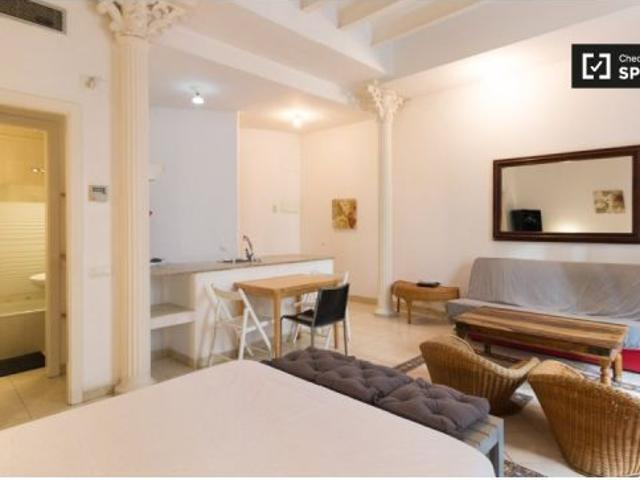 Estudio en alquiler en el Raval, todos los gastos incluidos