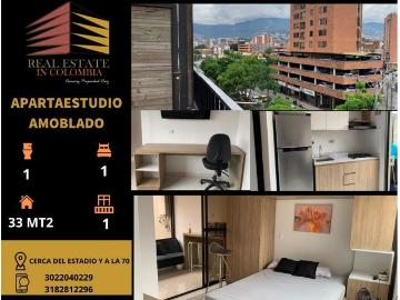 Estudio en arriendo en Laureles