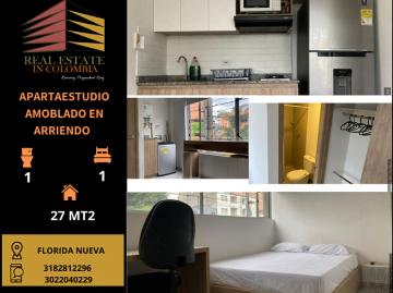 Estudio en arriendo en Laureles