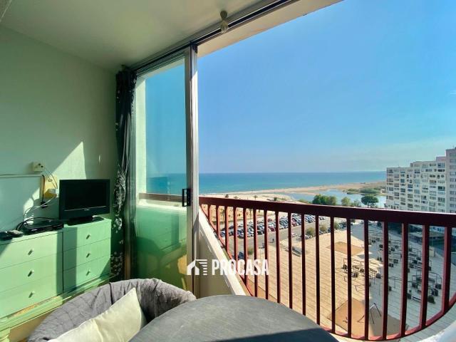 Estudio en primera línea con vistas al mar en Empuriabrava 28m² Empuriabrava