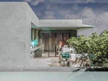 Estudio en venta en Montebello, Mérida, Yucatán. Desarrollo con amenidades
