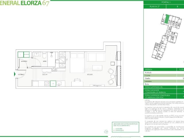 Estudio en venta en Oviedo, Salesas Foncalada Campoamor. Estudios.