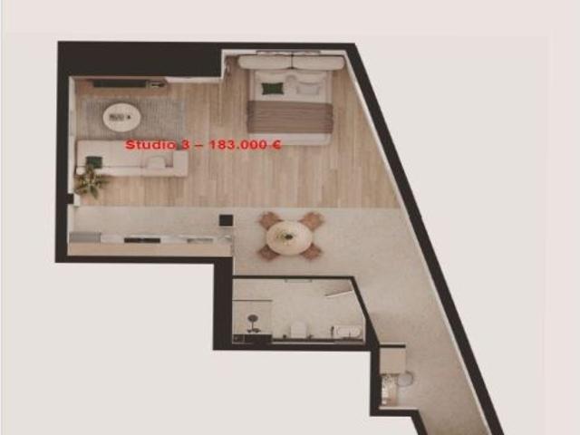 ESTUDIO EN ZONA PONIENTE, TOTALMENTE REFORMADO