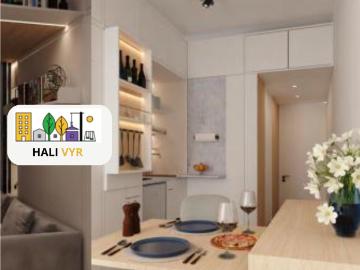 Estudio loft, en venta en Santa Fe, enfrente del centro comercial, amenidades y seguridad