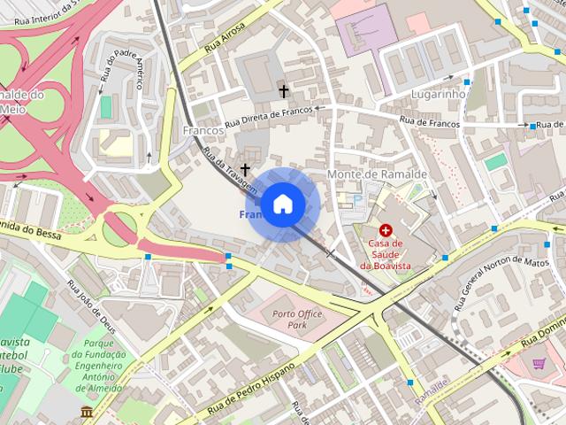 Estudio para 1 ou 2 estudantes no Porto