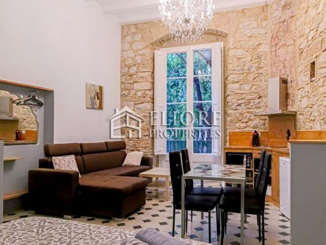 Estudio recién renovado con techos de 4 metros y balcón al lado de la Ciutadella