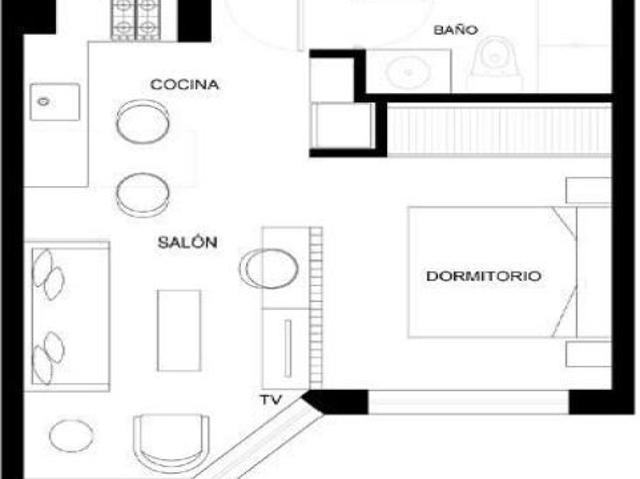 Estudio reformado y a estrenar en Lista