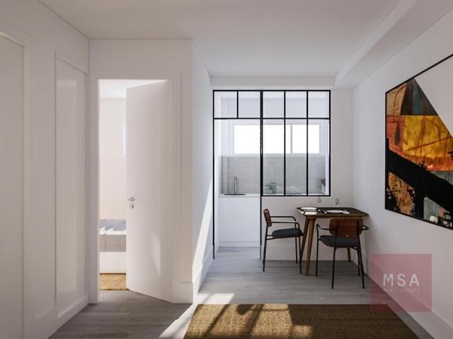 Estúdio / T1 com 28m2, no centro histórico de Paço de Arcos