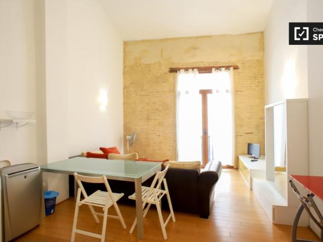 Estupendo apartamento de 1 dormitorio en alquiler en Ciutat Vella, Valencia