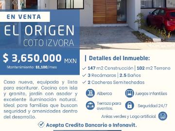 Estupenda casa nueva en el origen coto izvora, tlajomulco