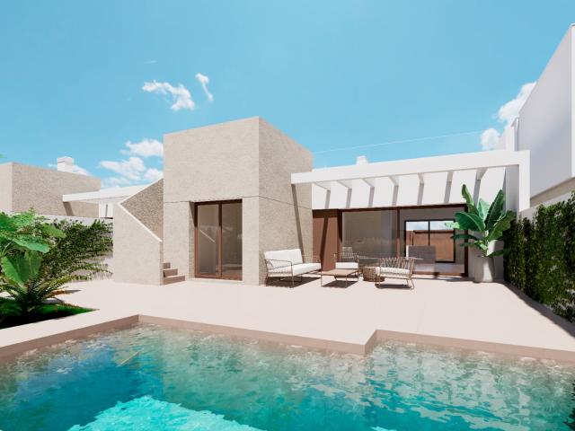 Esta moderna villa independiente de obra nueva se encuentra. 102m² Los Alcázares