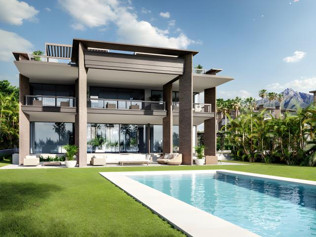 Esta promoción consta de ocho villas contemporáneas dentro d. 1071m² Marbella
