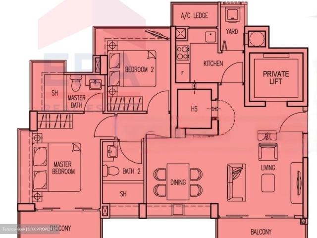 Esta Ruby D14, Apartment