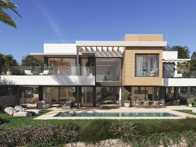Esta villa contemporánea en construcción se encuentra en Hac. 850m² Marbella