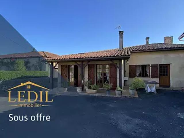 Estang 32240 Achat / Vente maison 6 pièces t6 jardin