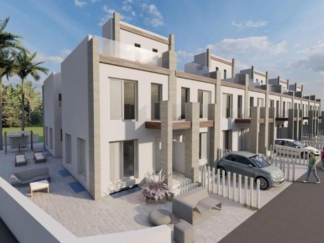 Estas viviendas unifamiliares de estilo moderno y mediterrán. 118m² Bras del port