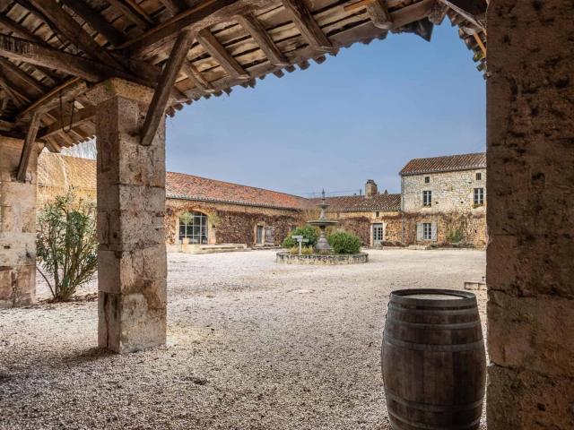 Estate with house, gite, events venue, land and pool