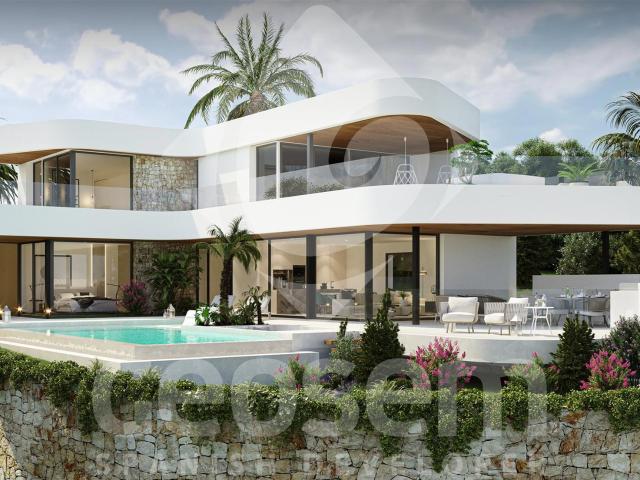 Este chalet está situado en un barrio tranquilo de Cumbre de. 387m² Benitachell