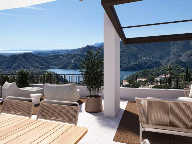 Este complejo está situado en la ladera de la urbanización d. 130m² Istán