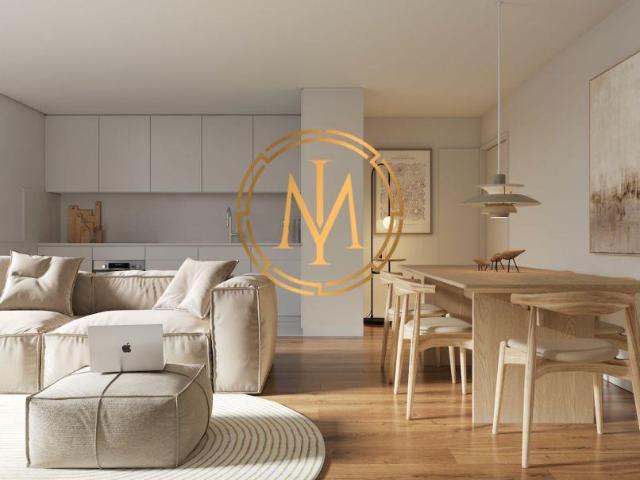 Este elegante apartamentos T2, suíte, terraço e garagem, mui. 84m² Porto