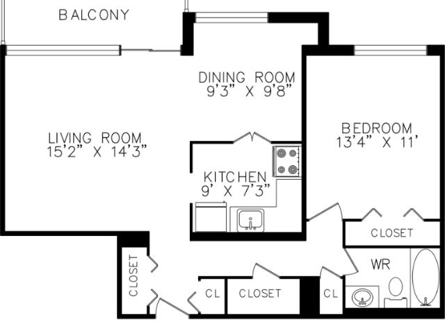 Esterbrooke Apartments 1 Bedroom Apartment for Rent at 20 Esterbrooke Ave, Toronto, ON M2J 2C3 The Peanut