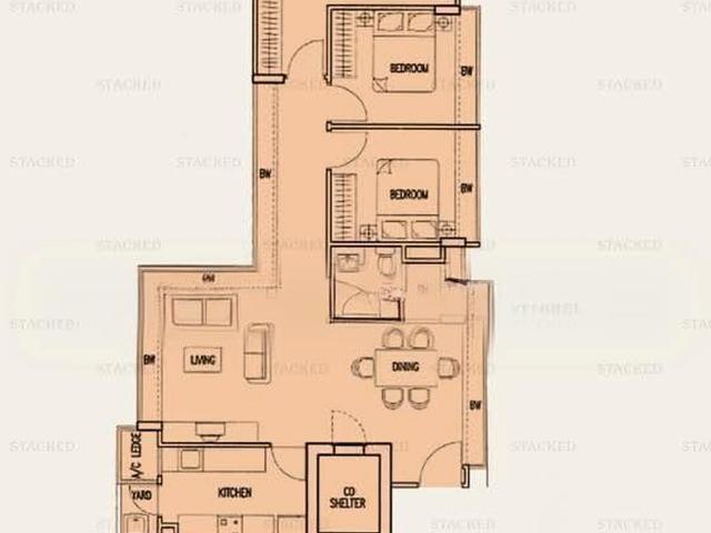 Esterina D15, Apartment