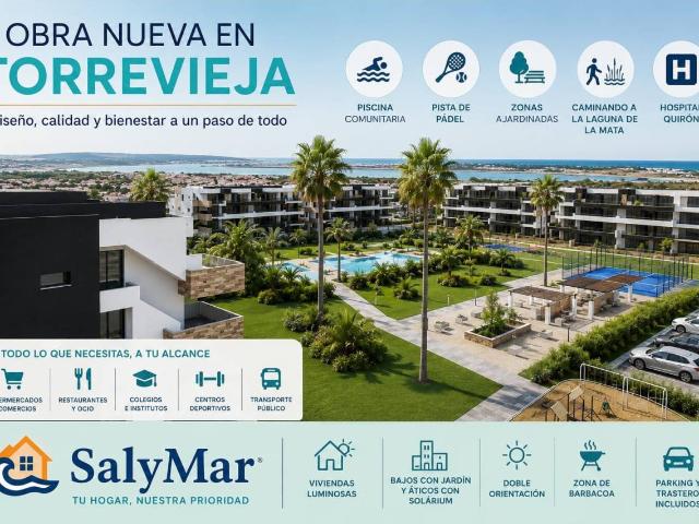 Estrena hogar en una de las promociones de obra nueva más completas de Torrevieja