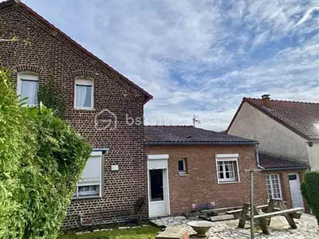 Estrée Blanche 62145 Achat / Vente maison 3 pièces t3 terrasse cave