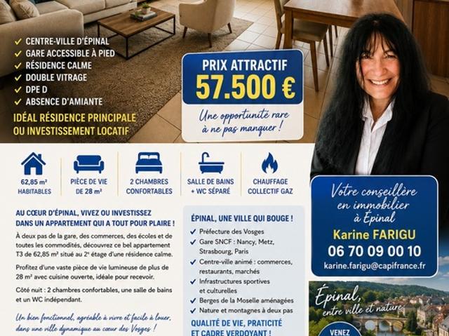 Épinal Vente Appartement 88