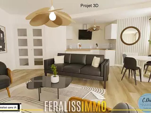 Éragny 95610 Achat / Vente appartement 3 pièces t3 au dernier étage