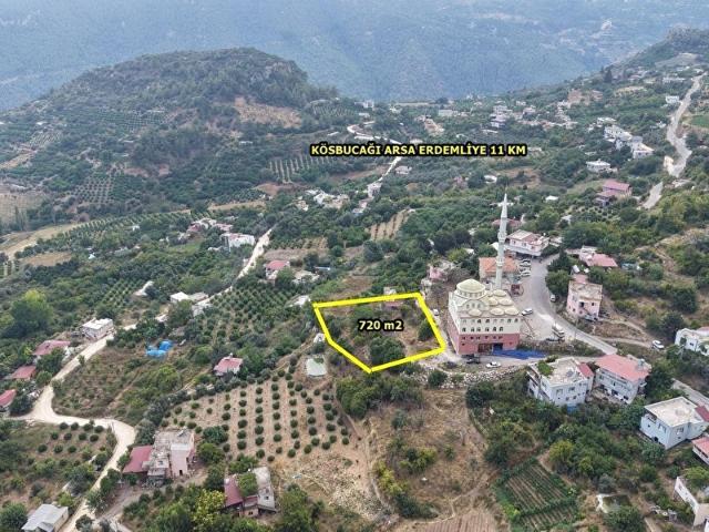 ERDEMLİ KÖSBUCAĞI'NDA DENİZE 13 KM 720 m FIRSAT ARSA