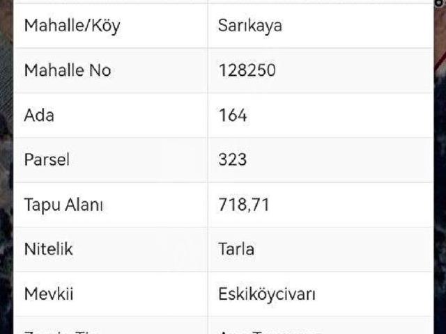 ERDEMLİ SARIKAYA MAHALLESİNDE SATILIK ELEKTRİK SU OLAN TARLA