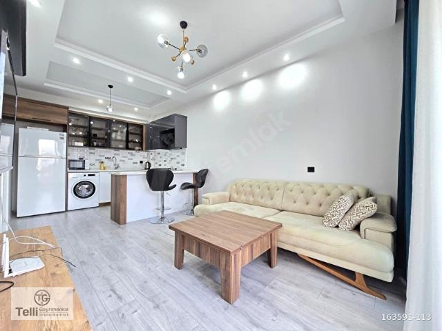 ERDEMLİ TÖMÜK LAVİNYA 1 SİTESİ'NDE FULL EŞYALI 1+1 KİRALIK DAİRE