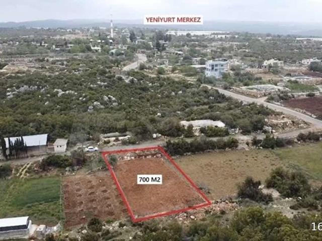 ERDEMLİ YENİYURT MAHALLESİ 700 M2 İMARLI TEK TAPU SATILIK
